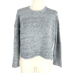 Urban Outfitters BDG Blue Grey Sweater Women's Size XS Crewneck Knit High Low